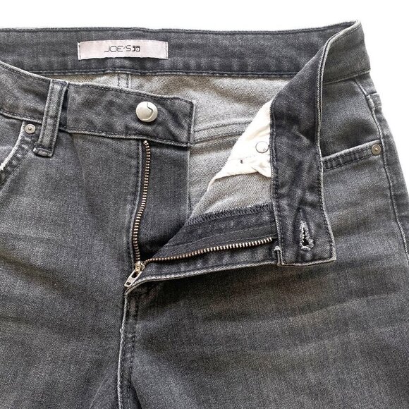 Joe's Jeans Womens Straight Ankle Jeans Size 28x27 Gray Mid Rise Stretch Comfort - Picture 3 of 10